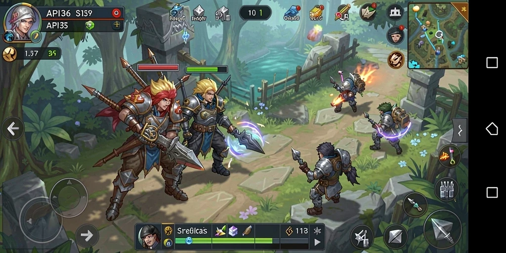 Tampilan gameplay API36 yang menarik dan strategis.