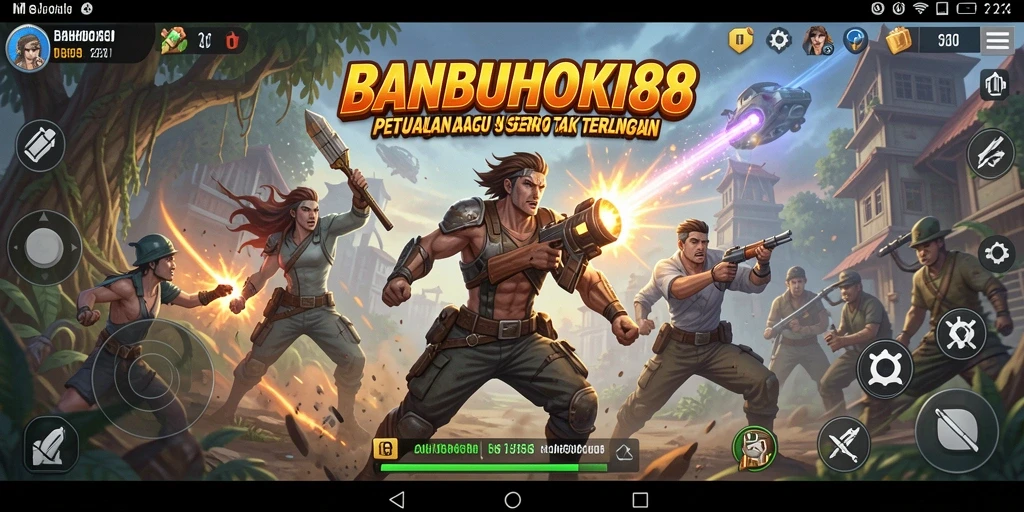 Tampilan utama gameplay BANBUHOKI88 dengan aksi yang mendebarkan.