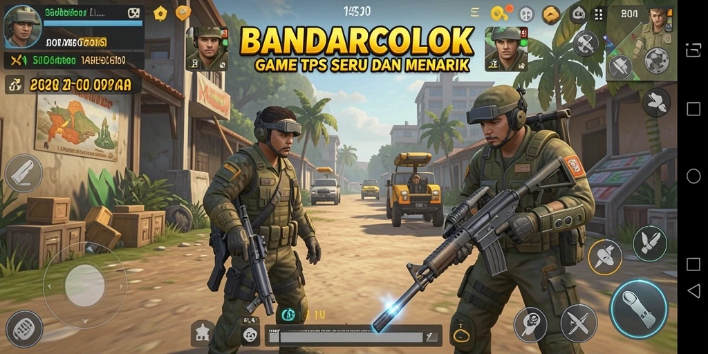 Tampilan gameplay BANDARCOLOK yang seru dan mengasyikkan.