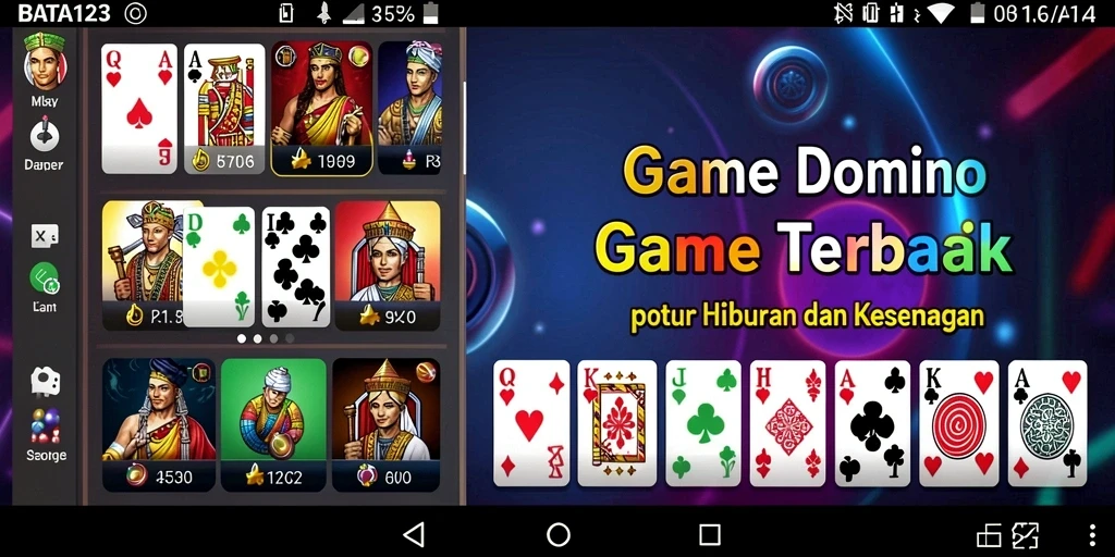Screenshot gameplay menunjukkan keseruan bermain BATA123 di dalam mode Domino.