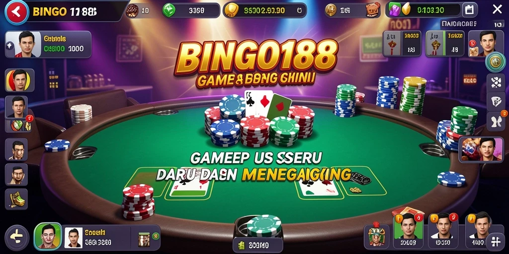 Grafis menakjubkan dalam gameplay BINGO188 poker.
