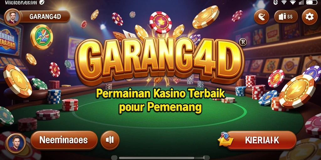 Tampilan epic dari gameplay Kasino GARANG4D yang memukau.