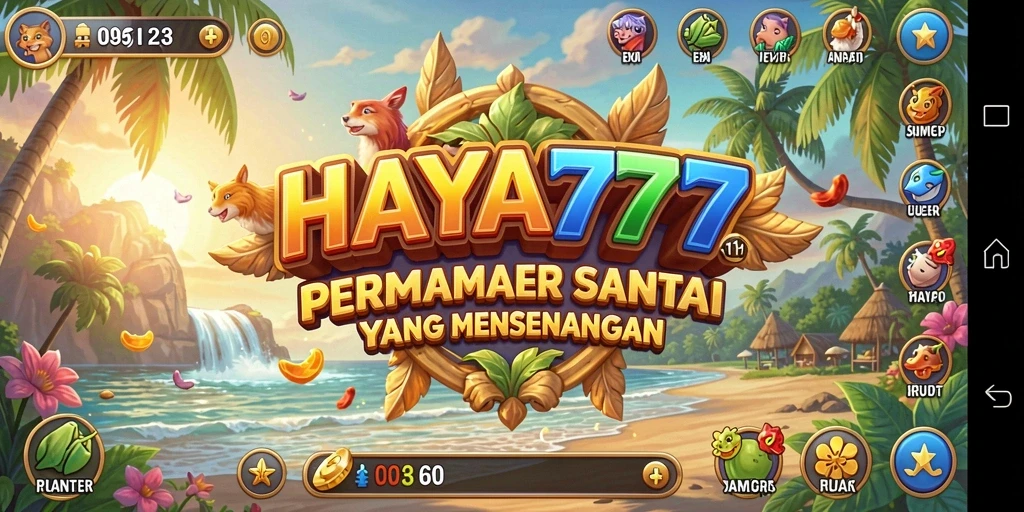 Screenshot menunjukkan momen seru dalam gameplay HAYA777.
