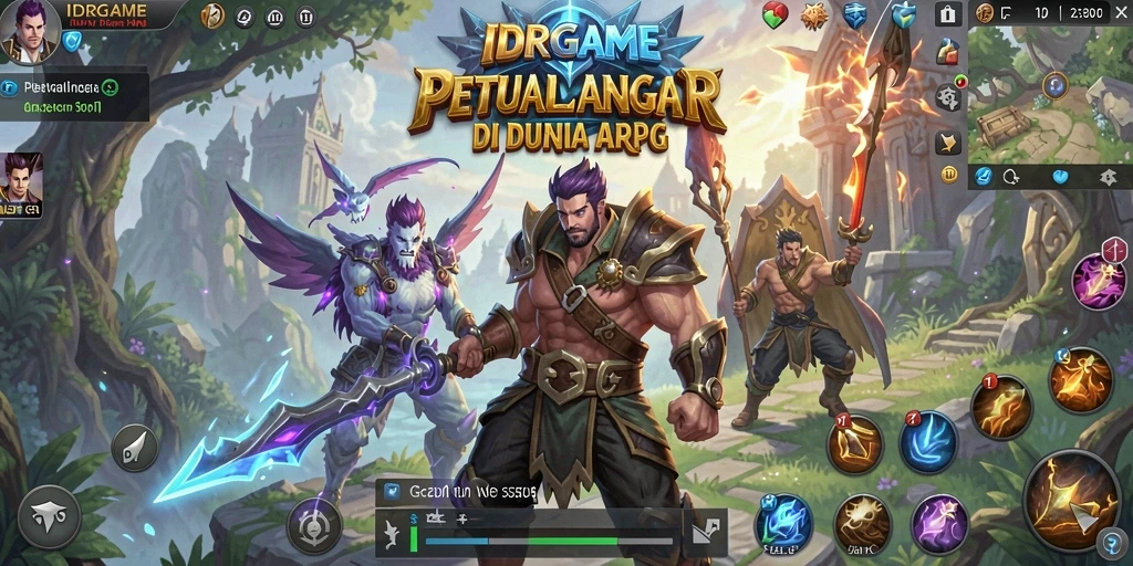 Gameplay seru ARPG di IDRGAME dengan pertarungan dinamis.