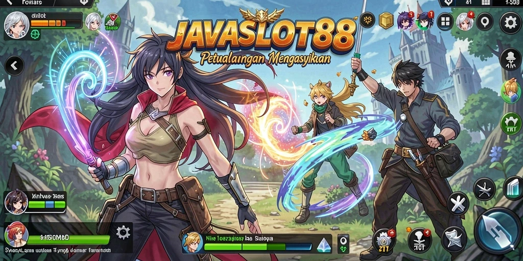 Tampilan screenshot gameplay JAVASLOT88 yang menarik dan penuh warna.