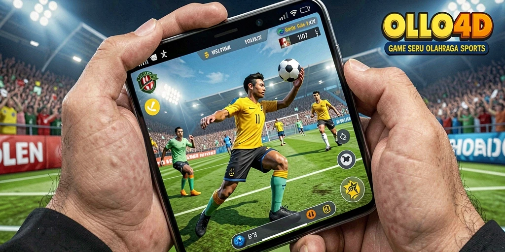 Tangkapan layar gameplay OLLO4D menampilkan aksi seru dalam berbagai olahraga.