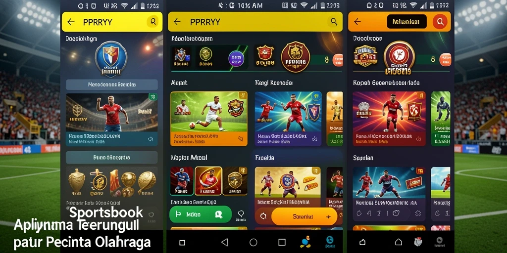 Tampilan gameplay taruhan olahraga yang menarik di PPRRYY.