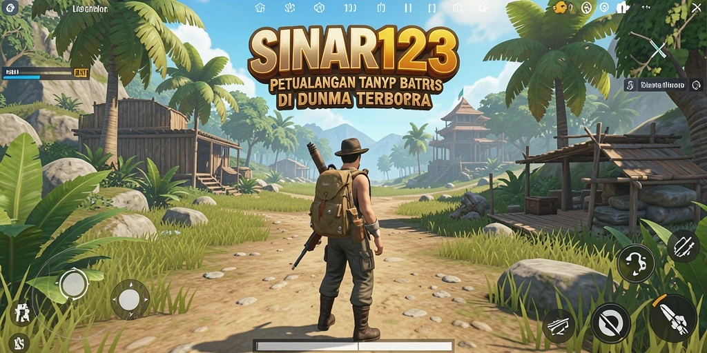 Gameplay SINAR123 menunjukkan dunia terbuka yang luas dan indah.