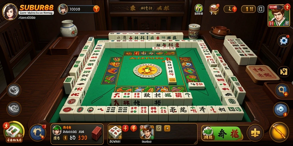 Gameplay Mahjong seru di SUBUR88 yang memukau.