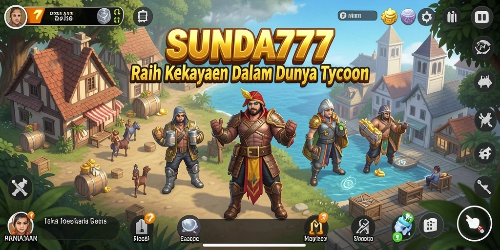 Tampilan gameplay SUNDA777 yang mengasyikkan dan penuh strategi Tycoon.