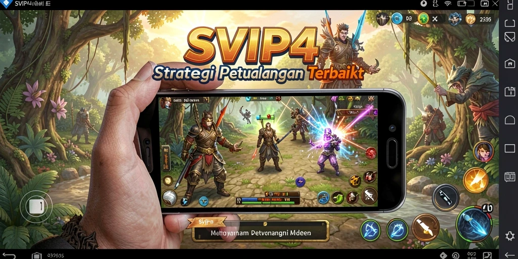 Tampilan gameplay menarik dari SVIP4 dengan aksi SLG yang menegangkan.