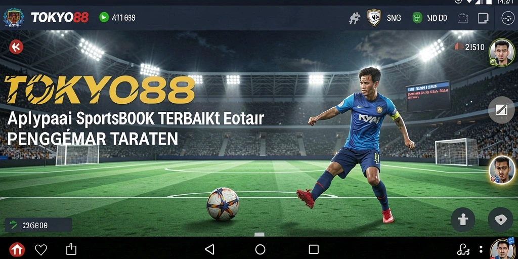 Tampilan gameplay seru di aplikasi Sportsbook TOKYO88.