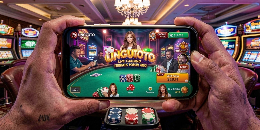Gameplay Live Casino yang mendebarkan di UNGUTOTO.