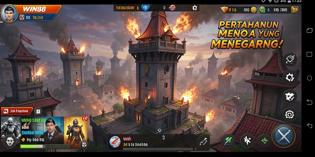 Gameplay menegangkan Tower Defense di WIN88 dengan pertahanan yang strategis.