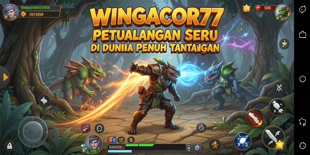 Tampilan gameplay seru dari WINGACOR77 yang menampilkan petualangan mendebarkan.