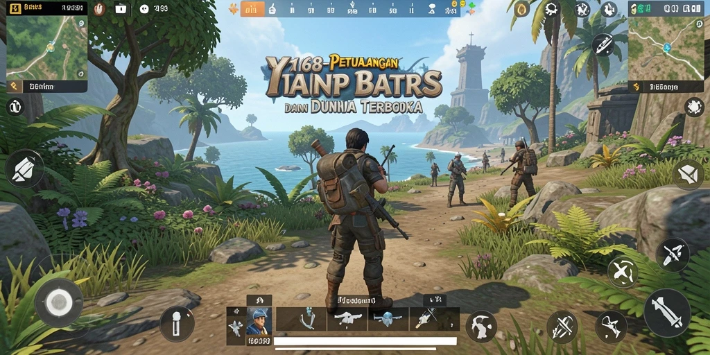 Tampilan menarik dari gameplay X168 yang penuh petualangan Open World.